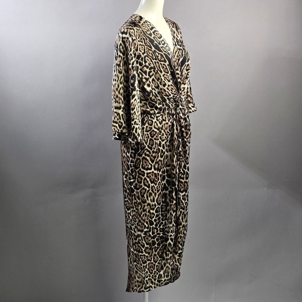 Leopard Print Kimono Dress (Rack 9) - Picture 3 of 10